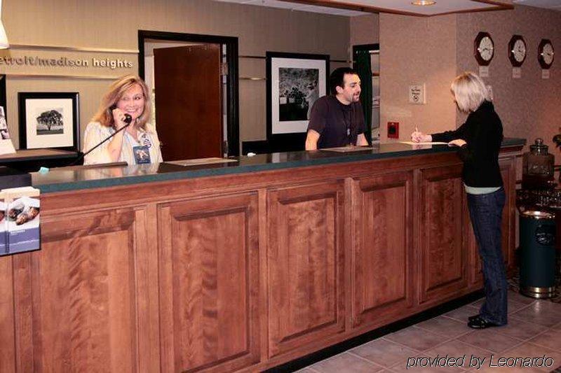 Hampton Inn Detroit Madison Heights South Troy Интерьер фото